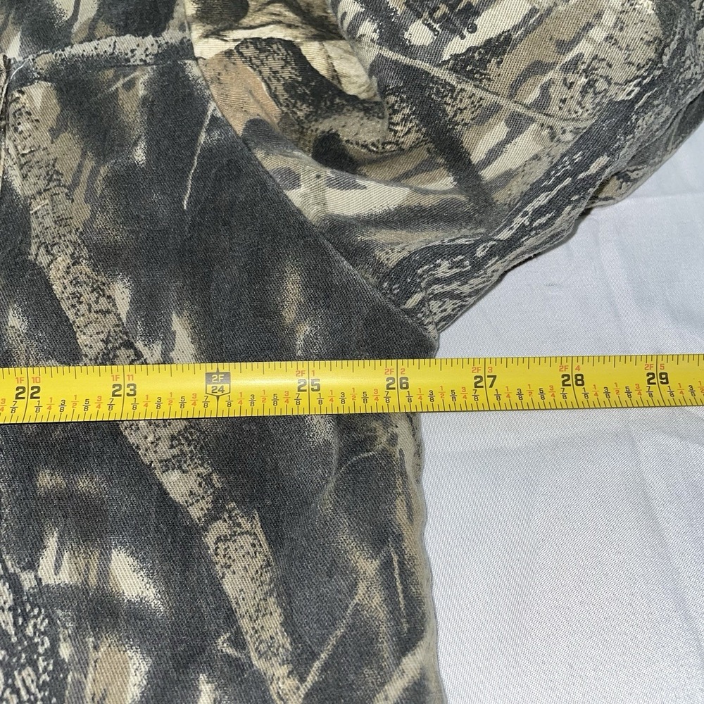 Cabelas Mossy Oak Breakup L/S‎ Button Up Shirt Men's XL Camo Hunting - Picture 4 of 6